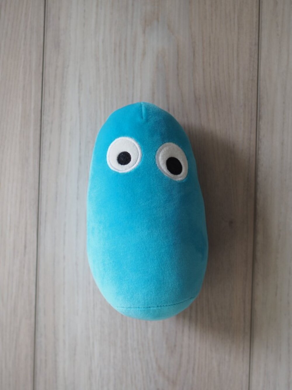 Rare! Balloon Museum Blue Plush Limited Edition Art Toy with Big Eyes Cute